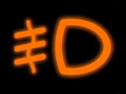 Fog Light on Warning Light