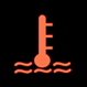 Engine overheating Warning Light